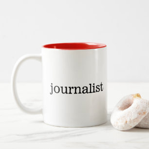 journalist   Two-Tone coffee mug