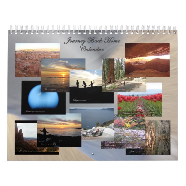 Journey Back Home Inspirational Wall Calendar (Cover)