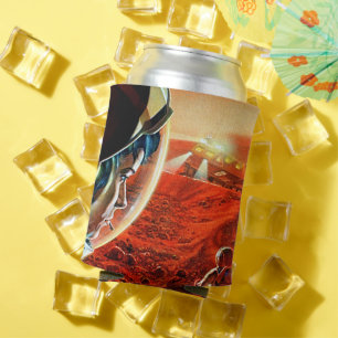 Journey Beyond: Vintage NASA Astronauts on Mars Can Cooler