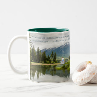 Journey Brew Two-Tone Coffee Mug