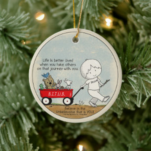 Journey Ceramic Ornament