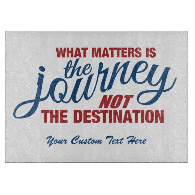JOURNEY custom cutting board (Front)