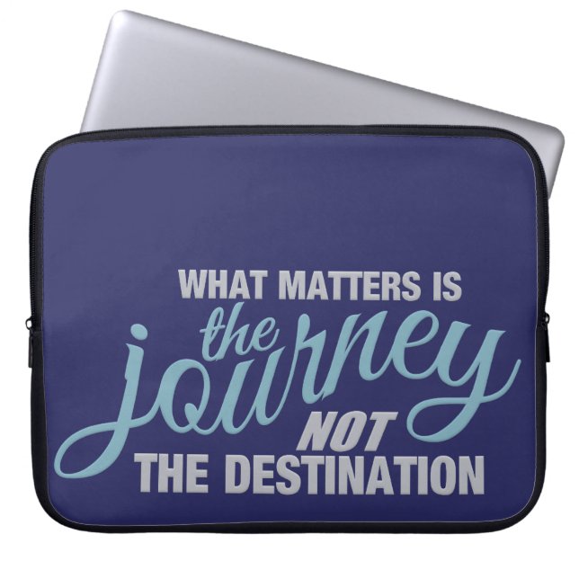 JOURNEY custom laptop sleeve (Front)