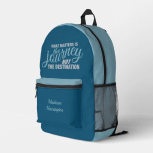JOURNEY custom name Printed Backpack