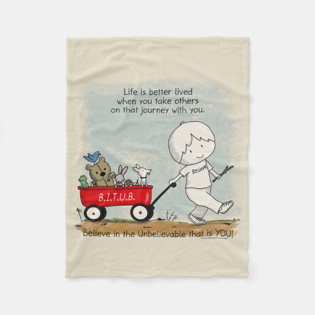 Journey Fleece Blanket (Front)