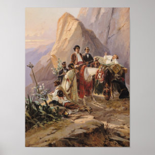 Journey from Paris to Cadiz, 1846 Poster