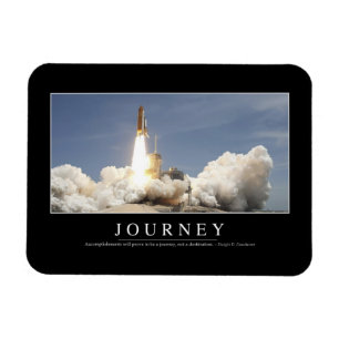 Journey: Inspirational Quote 2 Magnet