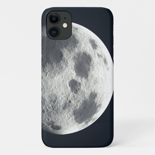 Journey into the depths of outer space: full moon Case-Mate iPhone case (Back)