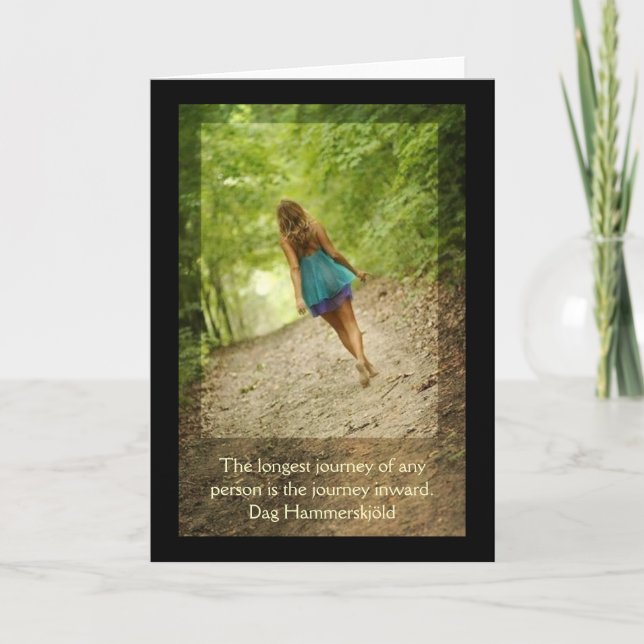 "Journey Inward" Greeting Card (Front)