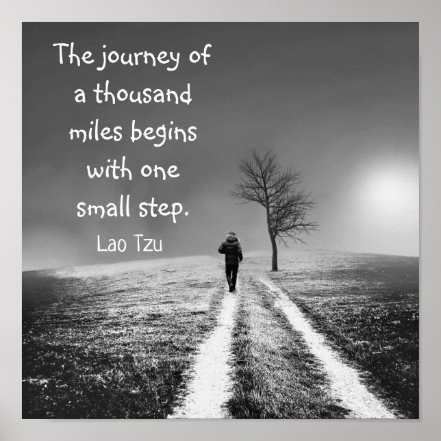 Journey of a thousand miles poster (Front)