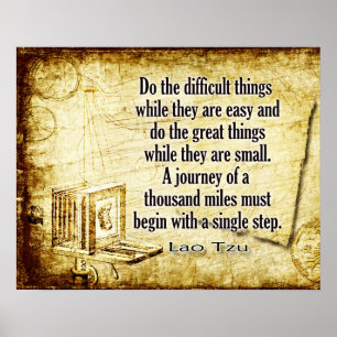 Journey Of a Thousand Miles Poster