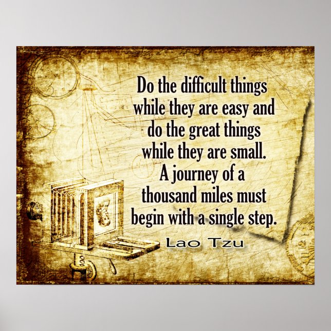 Journey Of a Thousand Miles Poster (Front)