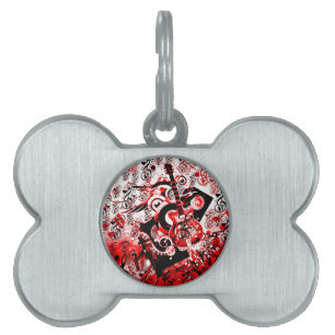 Journey of Music-Red_ Pet Name Tag