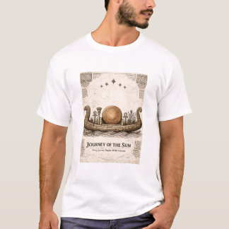 Journey of the Sun | Solar Barque | Ancient Africa T-Shirt
