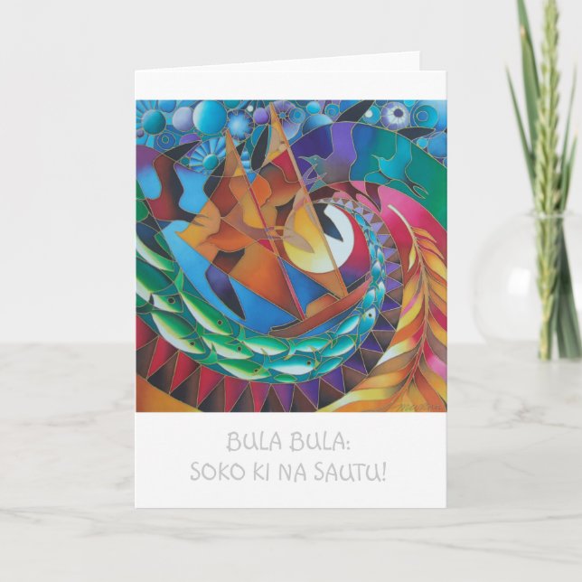 "JOURNEY OF THE VAKA III" CARD (Front)