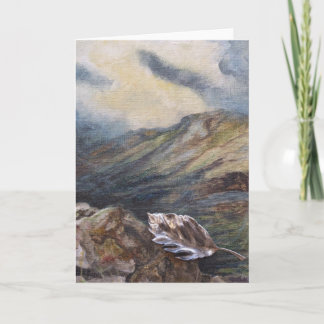 "Journey On"  Leaf Greeting Card