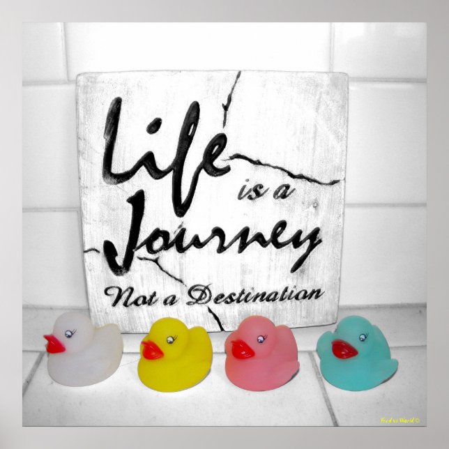 "Journey" Rubber Duck Poster (Front)