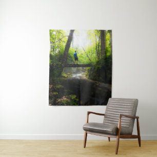 Journey through the magical forest tapestry