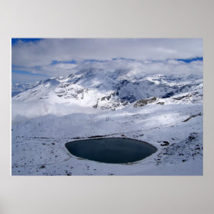 Journey to Gornergrat in Switzerland Poster
