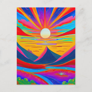 Journey To Maximalist Mountain Postcard