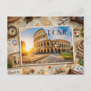 Journey to Rome – The Eternal City Postcard