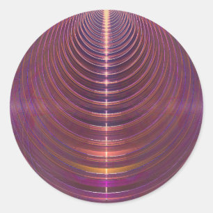 Journey to Soul Mandala Classic Round Sticker