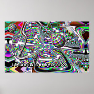 Journey to Space (alien spaceship) Poster