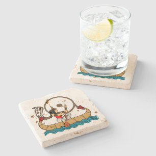 Journey To The Afterlife Stone Coaster