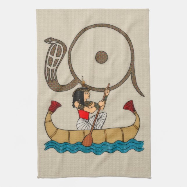 Journey To The Afterlife Tea Towel (Vertical)