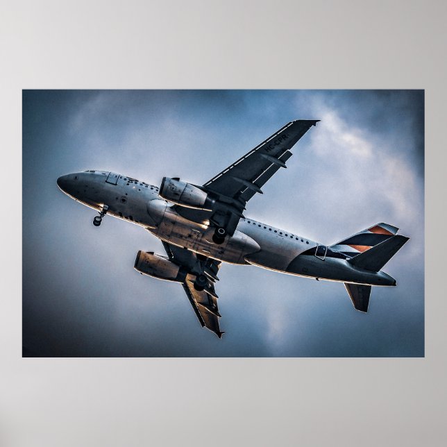 Journey to the Clouds: Aviation Photography Poster (Front)