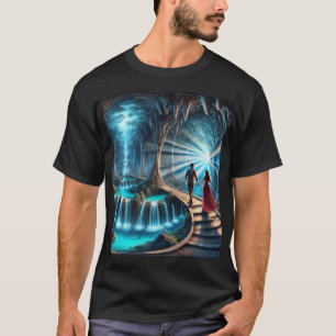 Journey to the Crystal Cave: Path Through Cenote T-Shirt