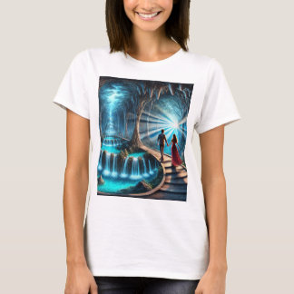 Journey to the Crystal Cave: Path Through Cenote T-Shirt