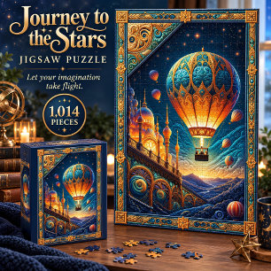 Journey to the Stars Balloon 1,014 Piece Puzzle