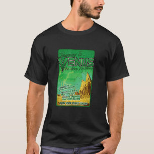 Journey to Venus Retro  Space Planet T-Shirt