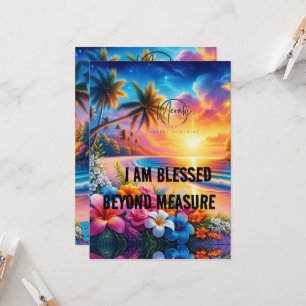 Journey with Grace: I Am Blessed Travel Backpack" Invitation
