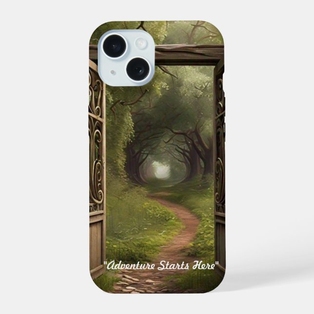 "Journey's Beginning" iPhone 15 Case (Back)