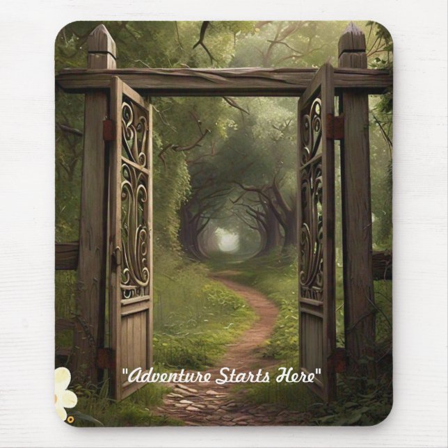 "Journey's Beginning" Mouse Pad (Front)