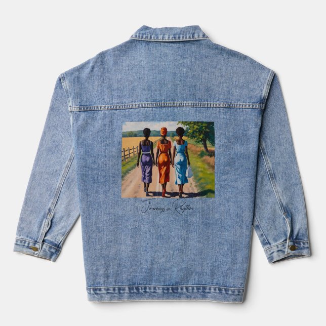 Journeys in Rhythm Denim Jacket (Back)