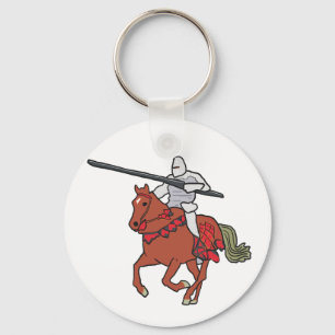 Jousting Knight Key Ring