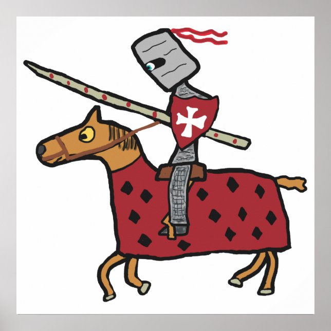 Jousting Knight Poster (Front)