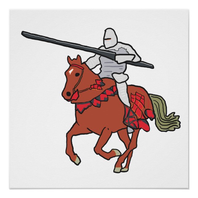 Jousting Knight Poster (Front)