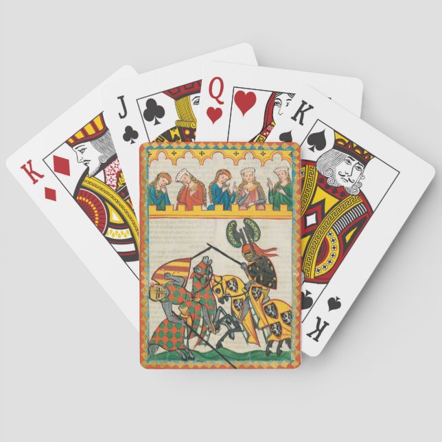 Jousting Playing Cards (Back)