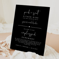 JOVI Black Edgy Modern Pick a Seat Unplugged