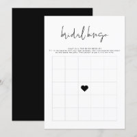 JOVI Edgy Black Modern Shower Bingo Game