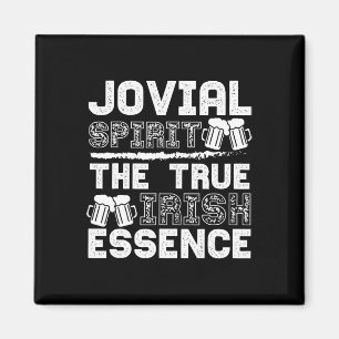 Jovial Spirit True Irish Essence Beer St Patrick D Magnet