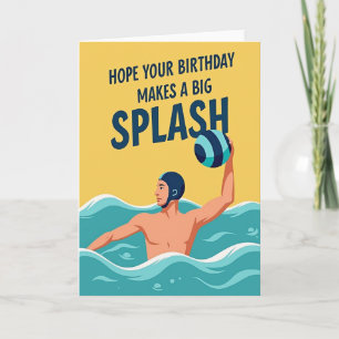 Jovial Water Fun Birthday Card