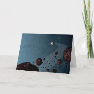 Jovian Trojans Asteroids. Card
