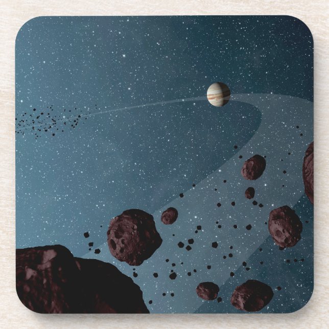 Jovian Trojans Asteroids. Coaster (Front)