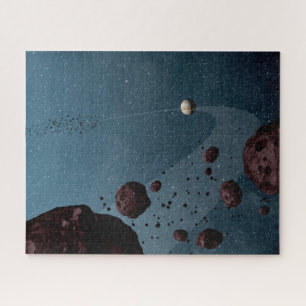 Jovian Trojans Asteroids. Jigsaw Puzzle