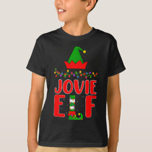 Jovie Elf Matching Family Lighting Christmas T-Shirt